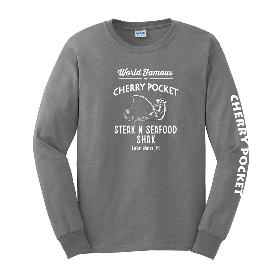 Unisex Long Sleeve Cotton T-shirt - Front/Sleeve Imprint